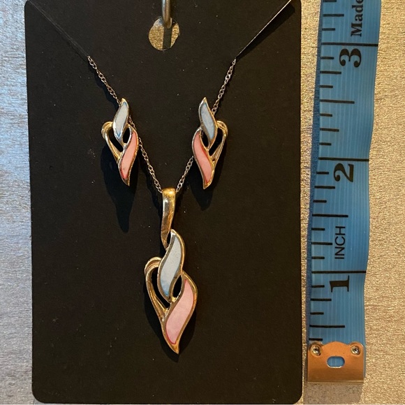 925 Necklace and Earring Set - Picture 3 of 7